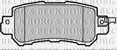 BORG & BECK bbp2365 -  Комплект тормозных колодок, дисковый тормоз